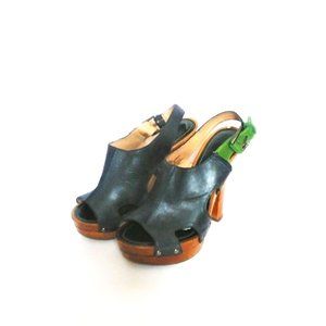 FRYE "Dara Slingback" Platform Sandals 8